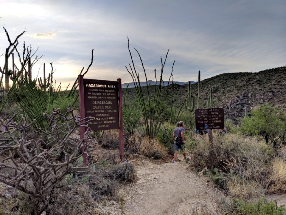 Tanque Verde Falls Trailhead