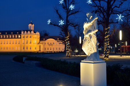 Blue hour karlsruhe abendstimmung