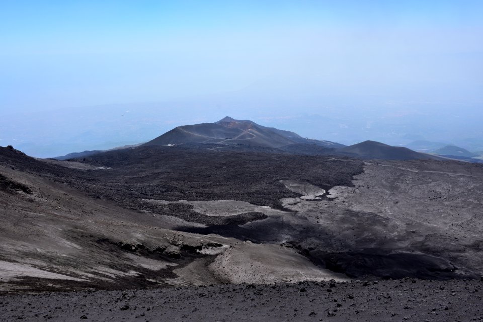 The mountain after the lava