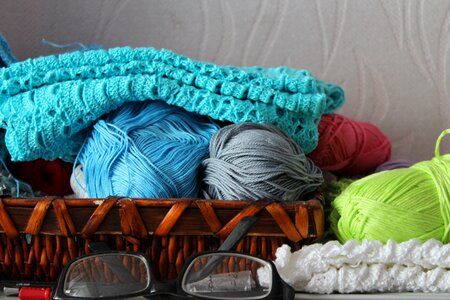 Yarn knitting color