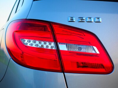 B-class silver mercedes benz