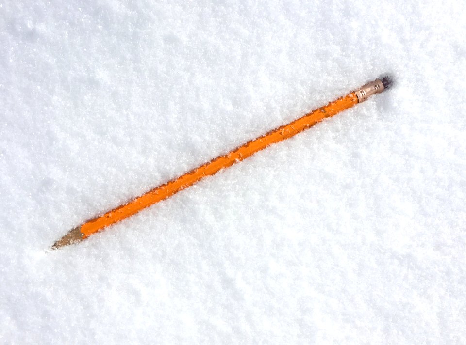 2019/365/60 One Pencil To Thaw Them All
