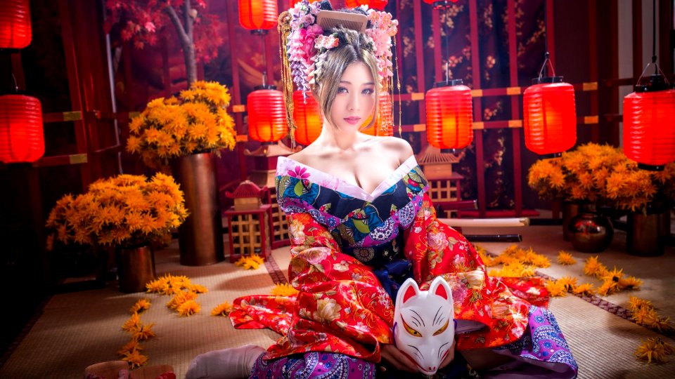 Canon EOS 6D  A bridegroom sitting on a tatami mat with a saddle