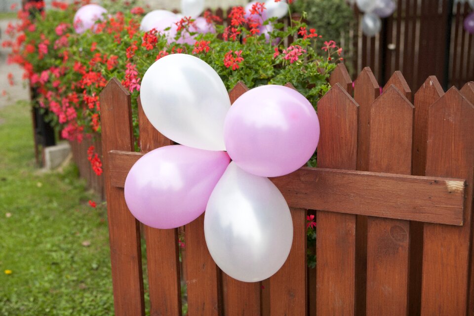 Wedding balloons ornament