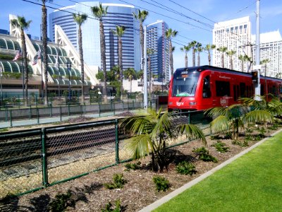 Downtown San Diego - Trolley photo