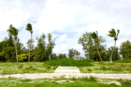 The former site of George Cannon School on Midway Atoll photo