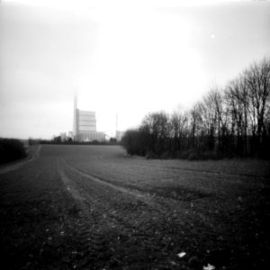 Buschhaus - Local Power Plant in the Fog - Pinhole photo