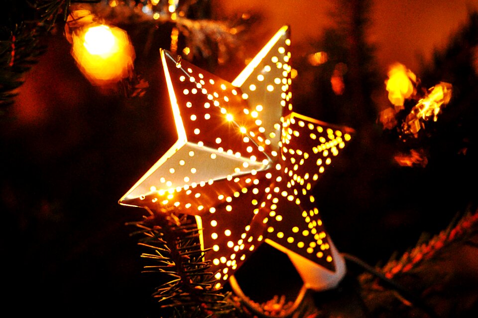 Winter family decoration