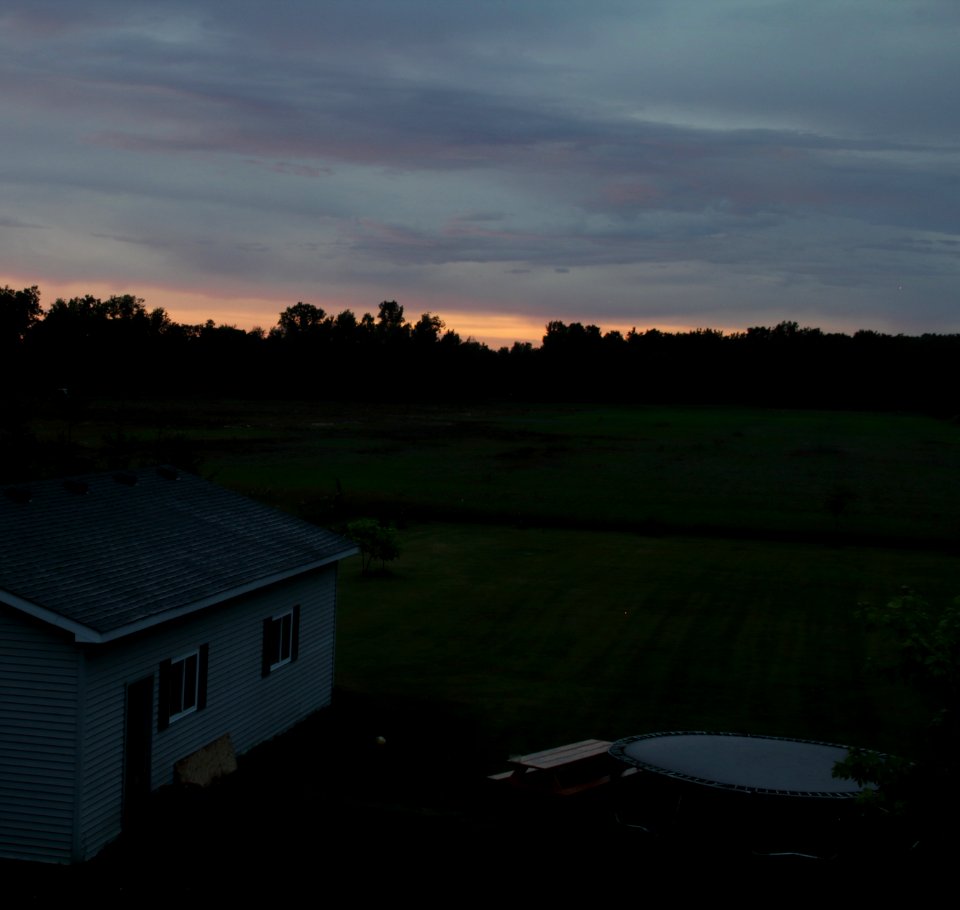 cool way to end the day (on the roof of my house)