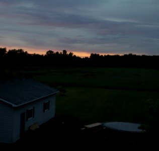 cool way to end the day (on the roof of my house) photo