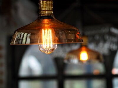 Antique lamp hanging lantern lighting photo