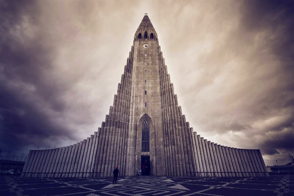 Iceland architecture cathedral