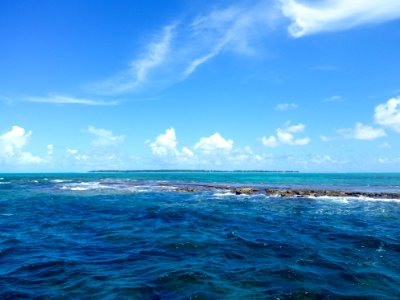 Midway as seen from just outside the fringing reef photo