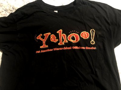 Yahoo-ing like it was the 90s.