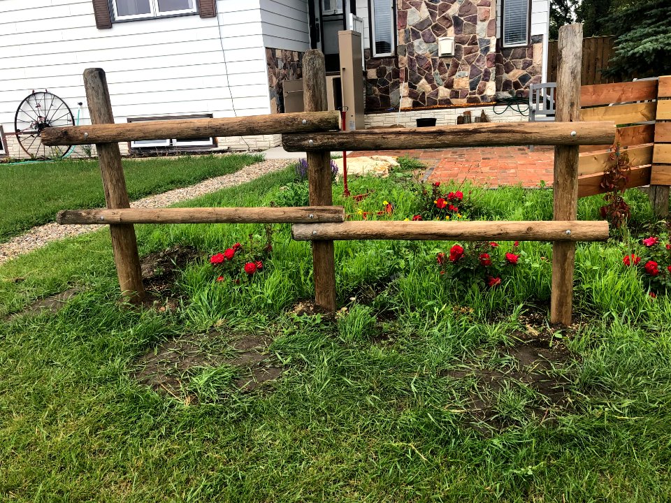 2020/366/192 First Two Sections of Split Rail Fence