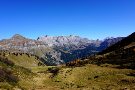 Jeninser Alp (Graubünden). Schesaplana. photo