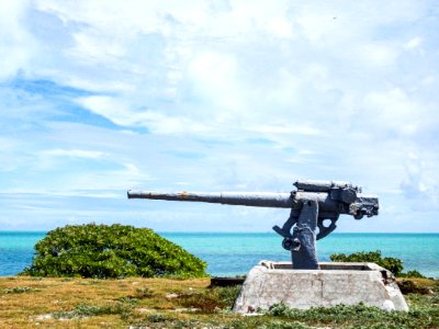 WWII turret on Eastern Island photo