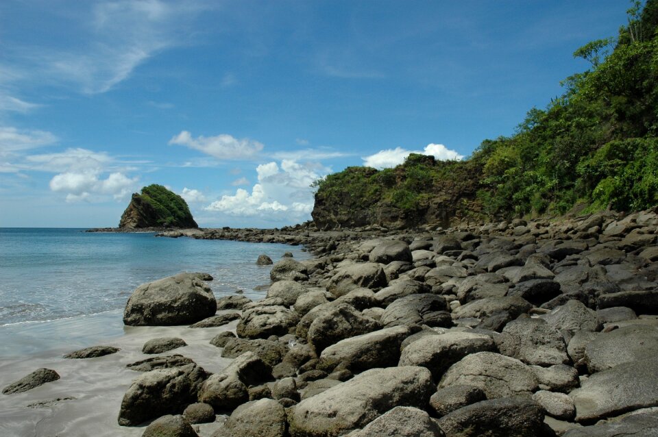 Stones water ocean