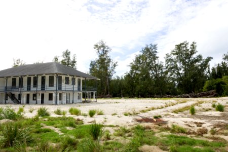 The historic cablehouse on Midway Atoll