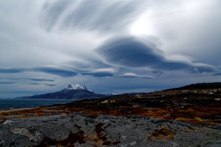 Stormskyer over Sermitsiaq