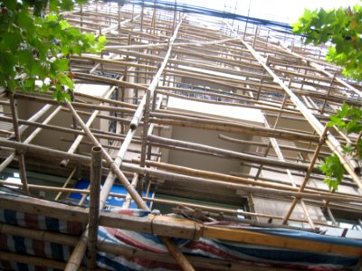 Bamboo Scaffolding photo