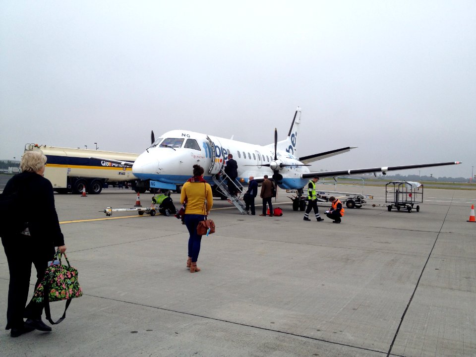 Our little Flybe Prop plane
