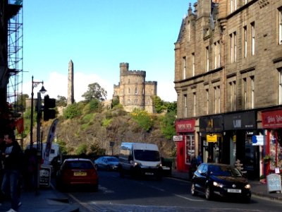Edinburgh - Calton Hill in distance