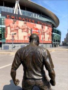 Thierry Henry Statue at Arsenal Emirates stadium