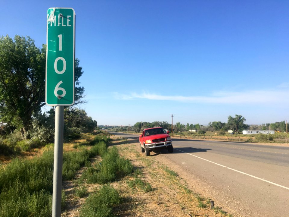 Mile Marker 106 Near Roosevelt, Utah