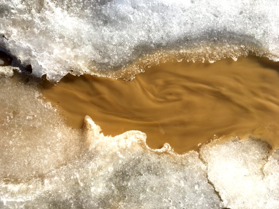 Swirling River, Ice Canyon