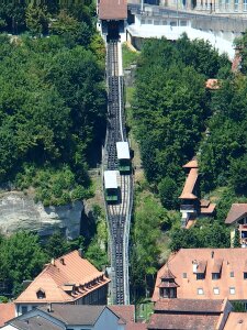 Freiburg passenger transport rack railway