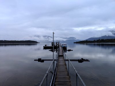 Dock on Lake Te Anau