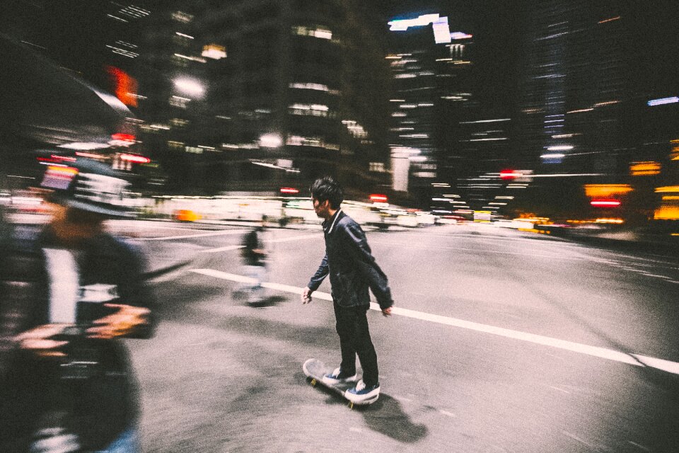Street city skateboard