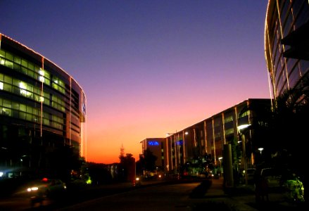 Sunset in Bangalore photo