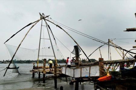 Kochi (Cochin) Fishing nets photo