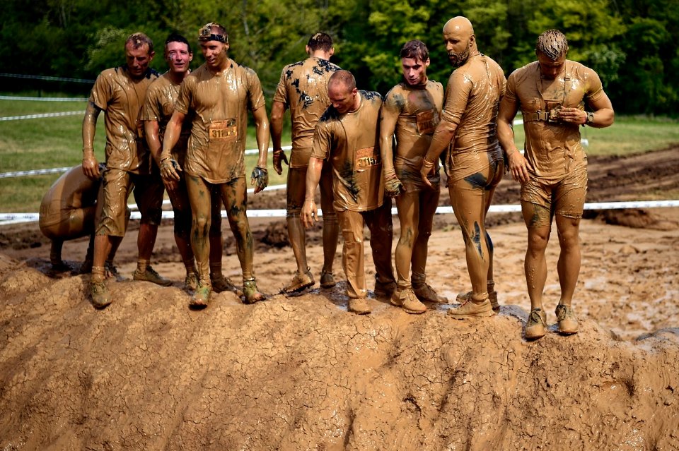 Never too old to play in the mud