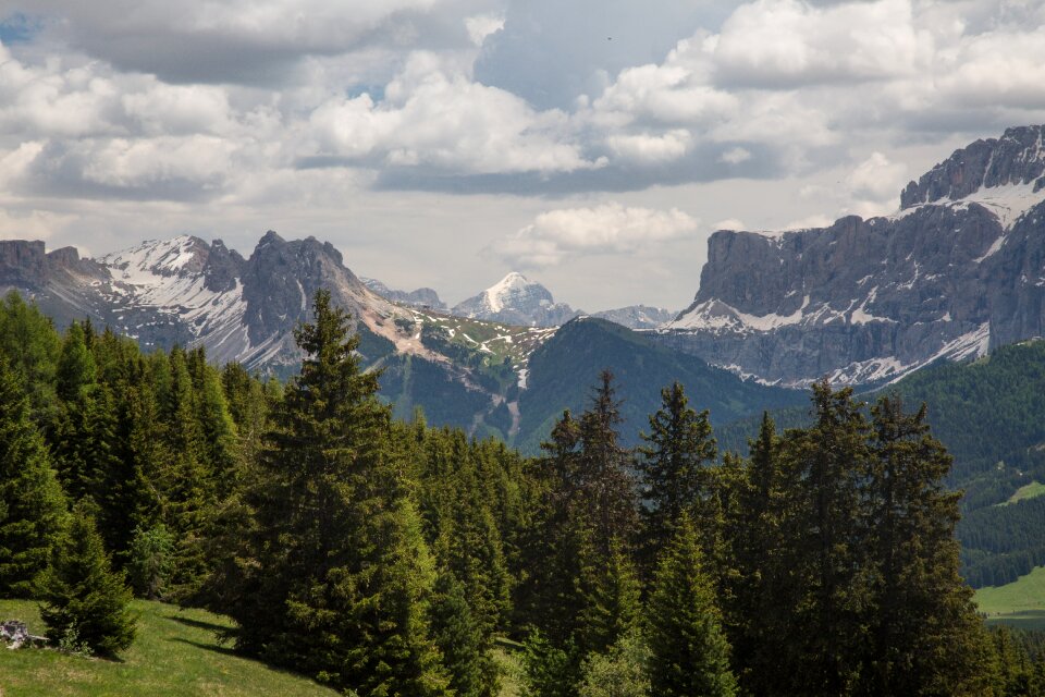 Seiser alm hiking mountains