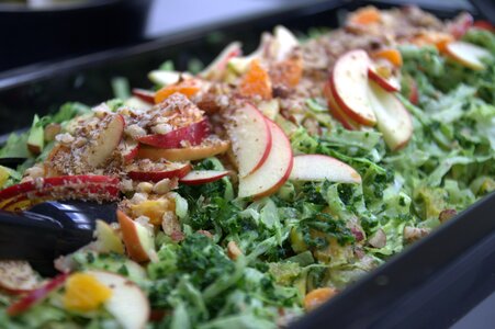 Vegan salad tasty photo