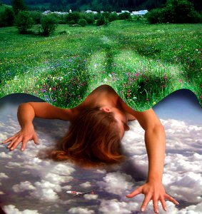 Between heaven and earth