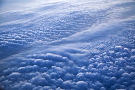 Clouds white blue heaven