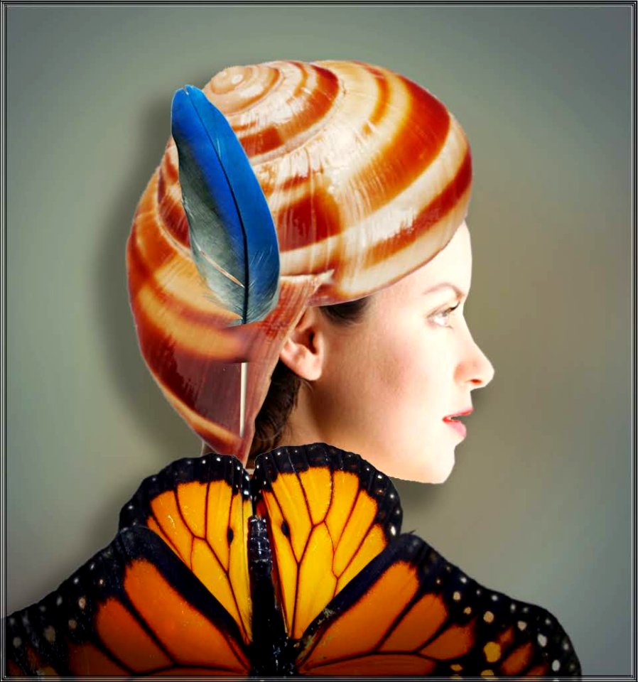 Lady with headdress