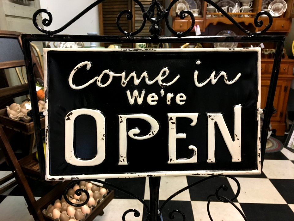 Open as In Come In