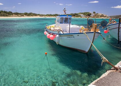 Sea boat water photo