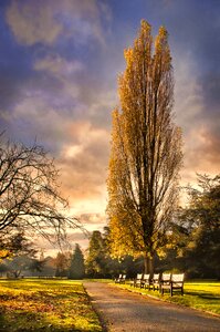 High dynamic range historic sunset