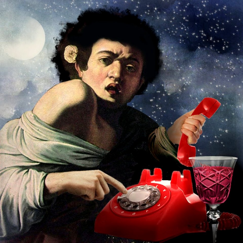 The boy on the phone