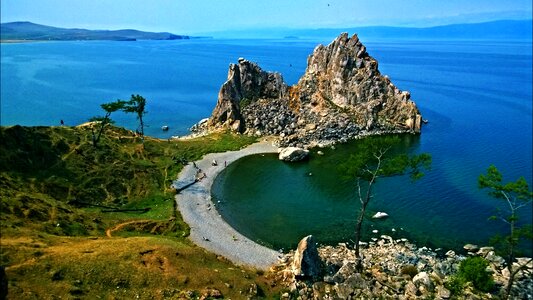 Island nature landscape