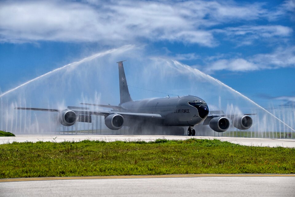 Plane washing cleaned