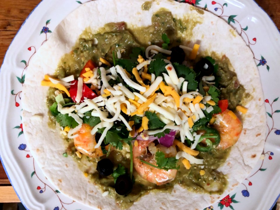 2019/365/354 Behold the Mighty Shrimp Taco