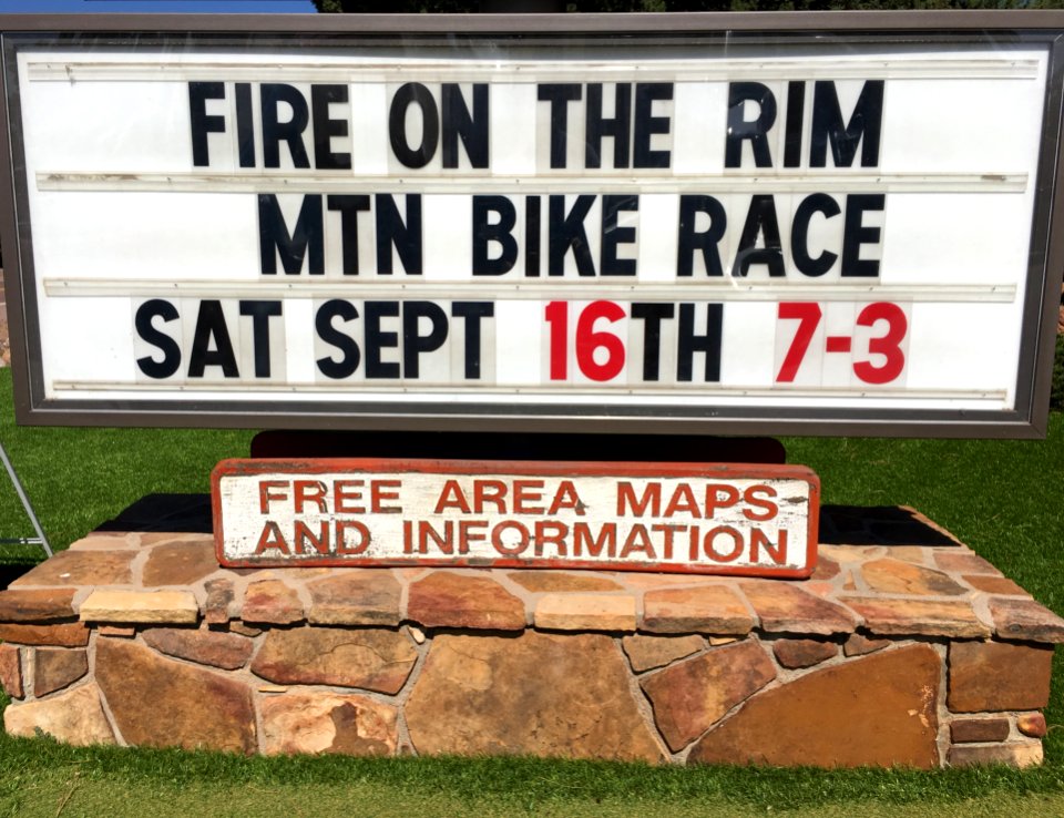 It's Fire on the Rim Time