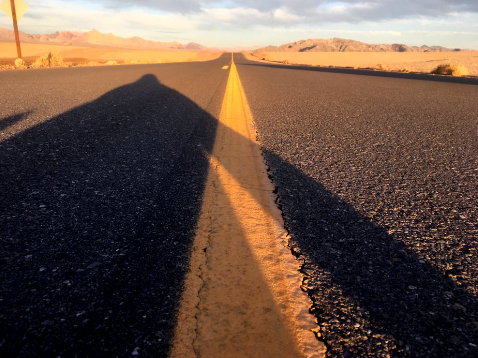 Belly on the Tecopa Hot Springs Road